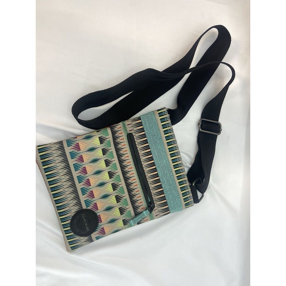 DAKINE JIVE Crossbody Purse Bag Geometric Stripe Print Season Adjustable Strap - Picture 6 of 9